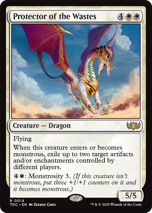 Protector of the Wastes #14 Magic Tarkir: Dragonstorm Commander