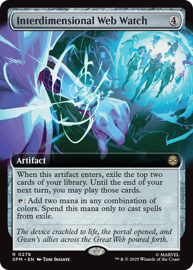Interdimensional Web Watch [Extended Art Foil] #278 Prices | Magic ...