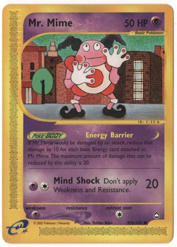 Mr. Mime #95B Pokemon Aquapolis