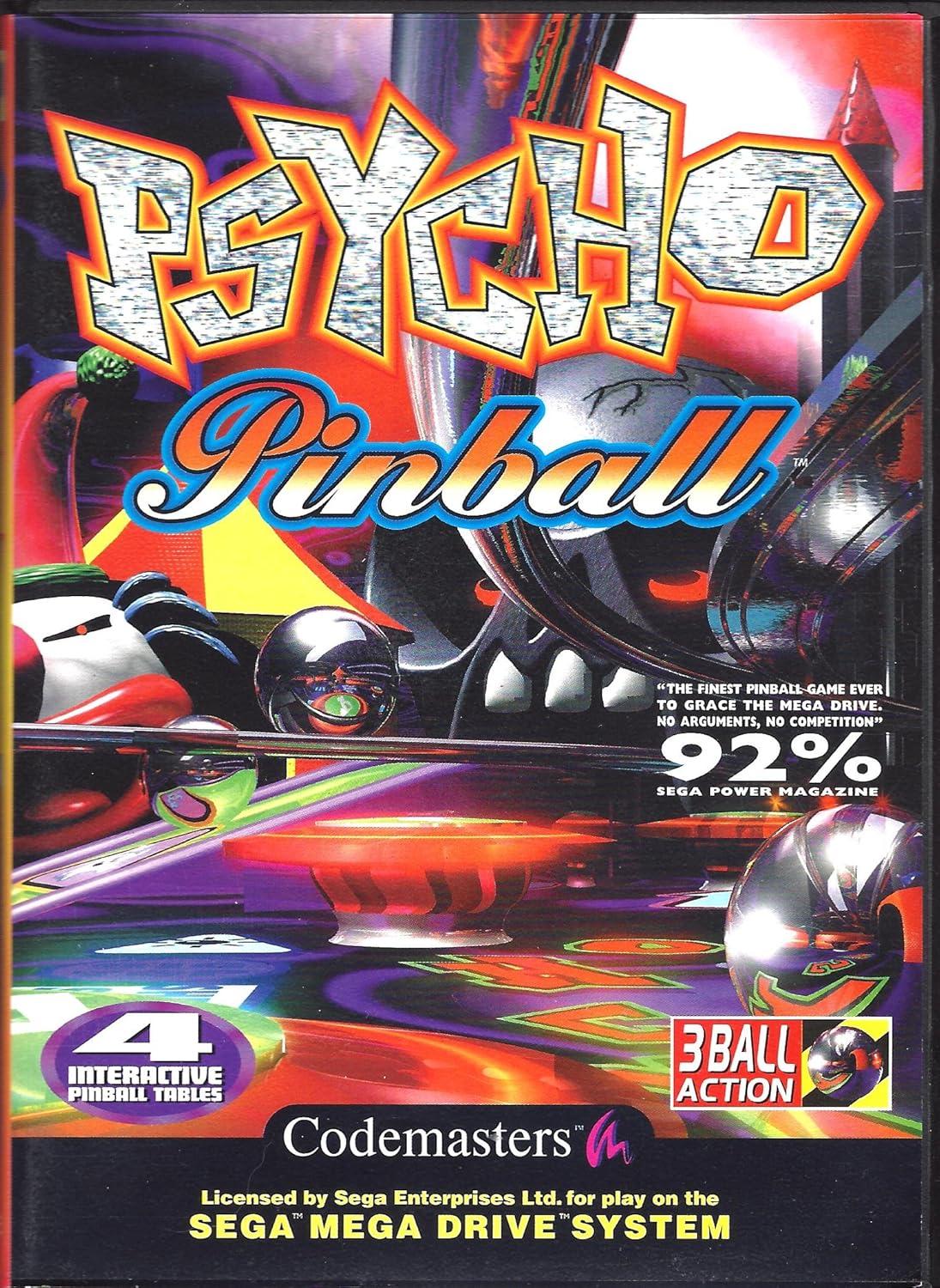 Psycho Pinball PAL Sega Mega Drive