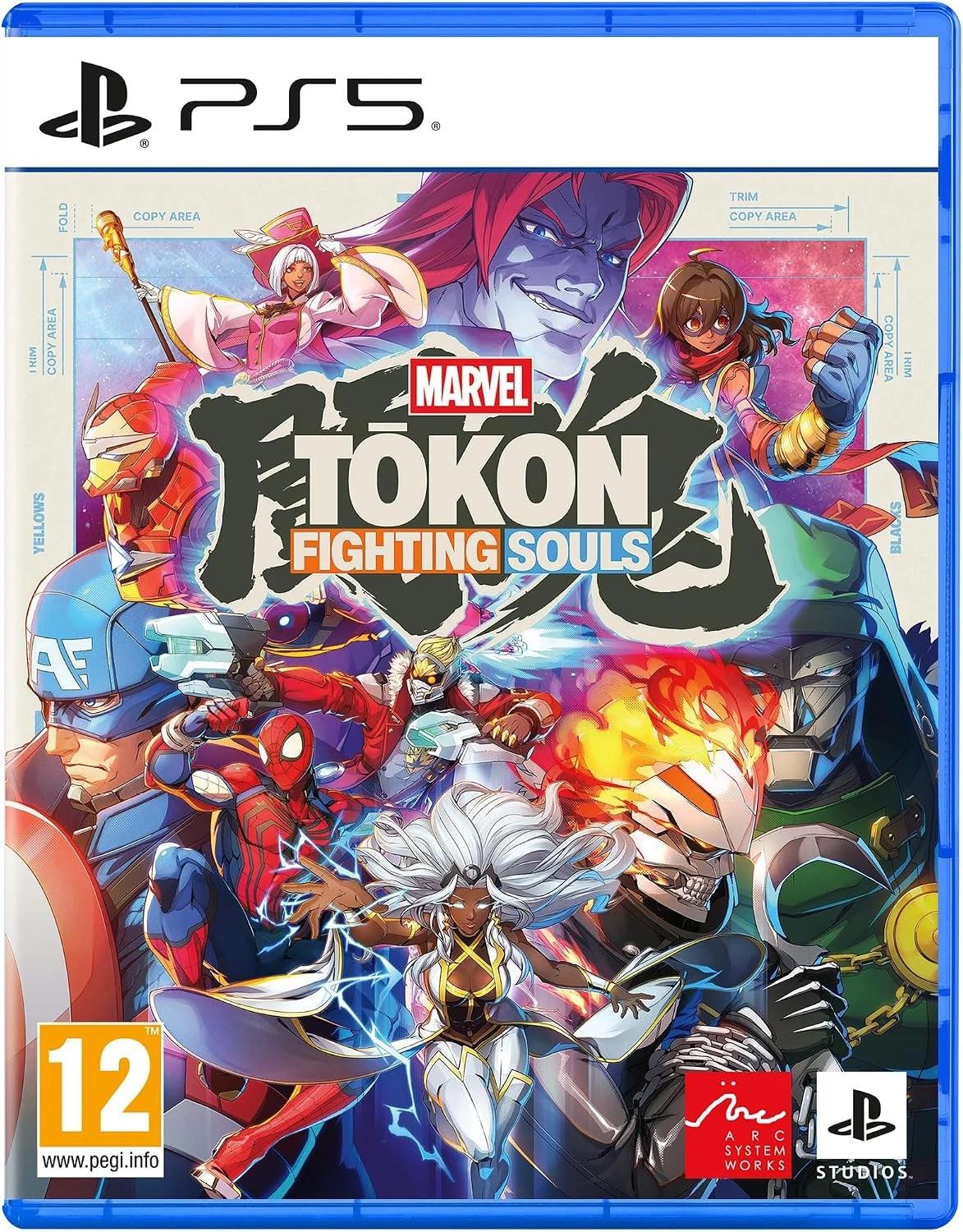 Carátula de MARVEL Tokon Fighting Souls para PS5 (edición PAL España)