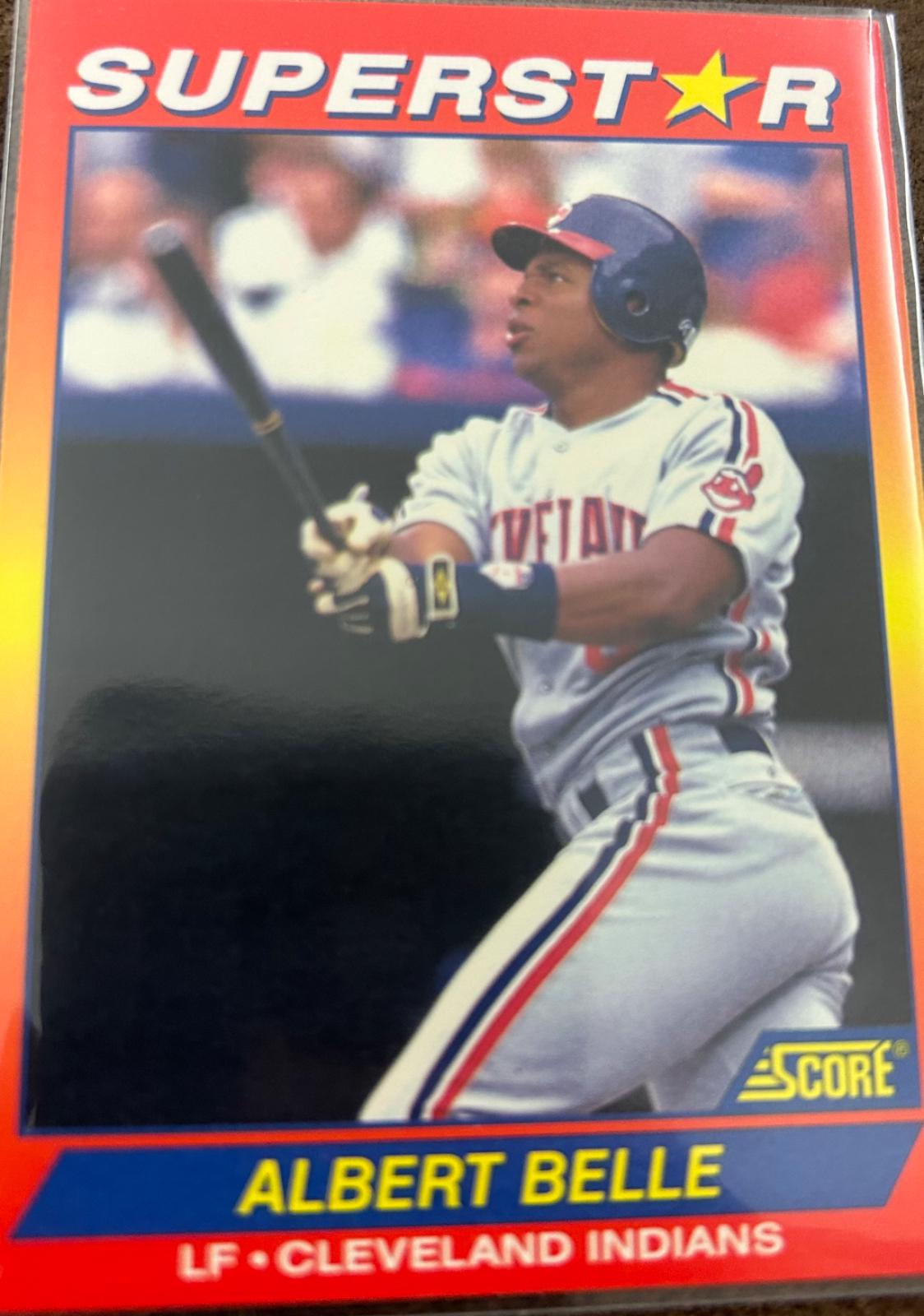 Albert Belle #39 Baseball Cards 1992 Score Superstars