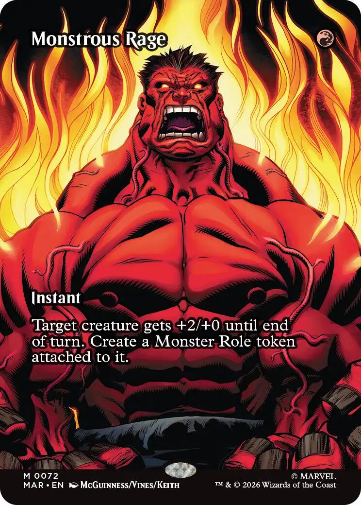 Monstrous Rage (Magic Marvel Super Heroes Eternal)