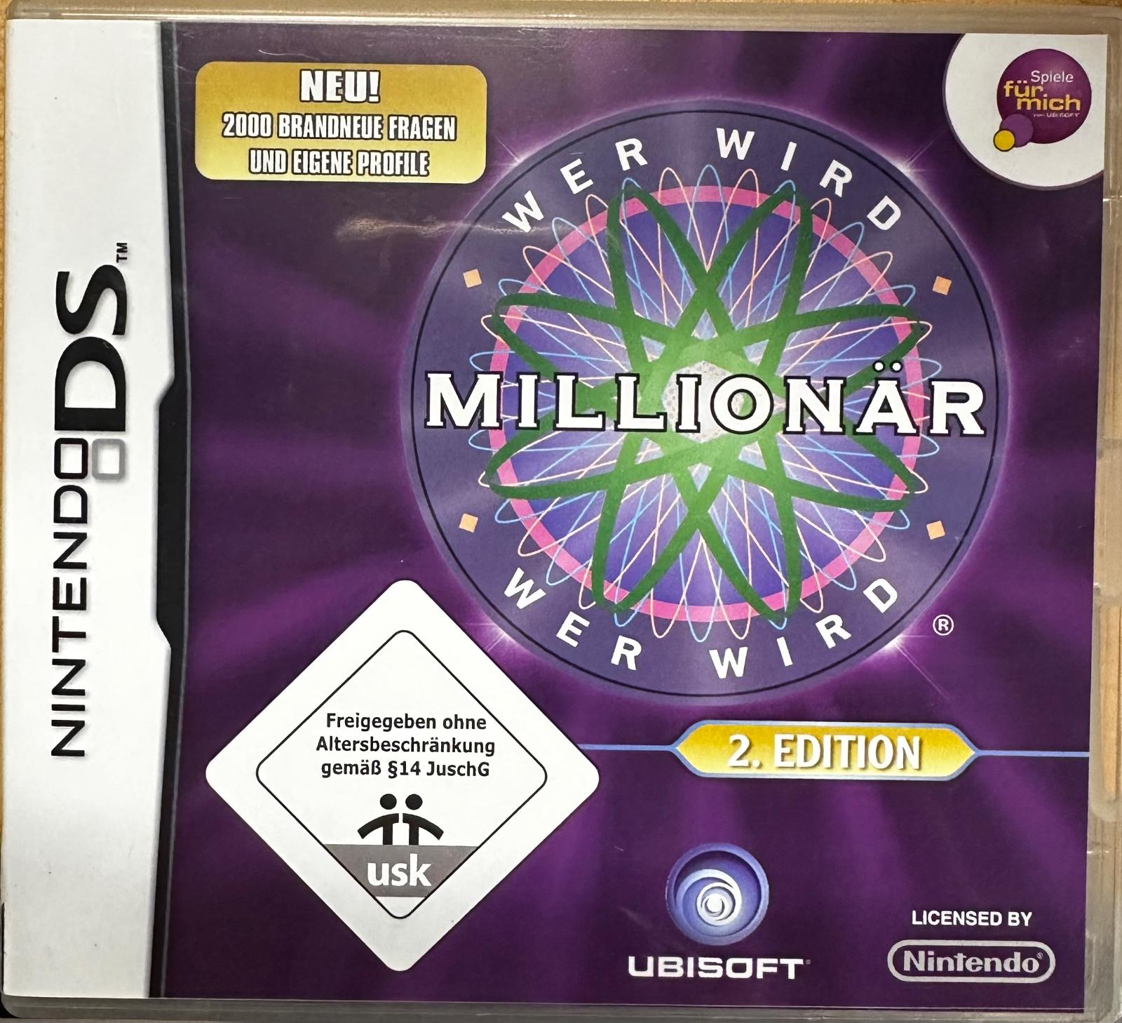 Wer Wird Millionar: 2. Edition PAL Nintendo DS