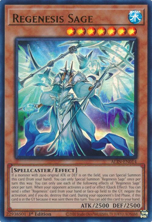 Regenesis Sage ALIN-EN014 YuGiOh Alliance Insight