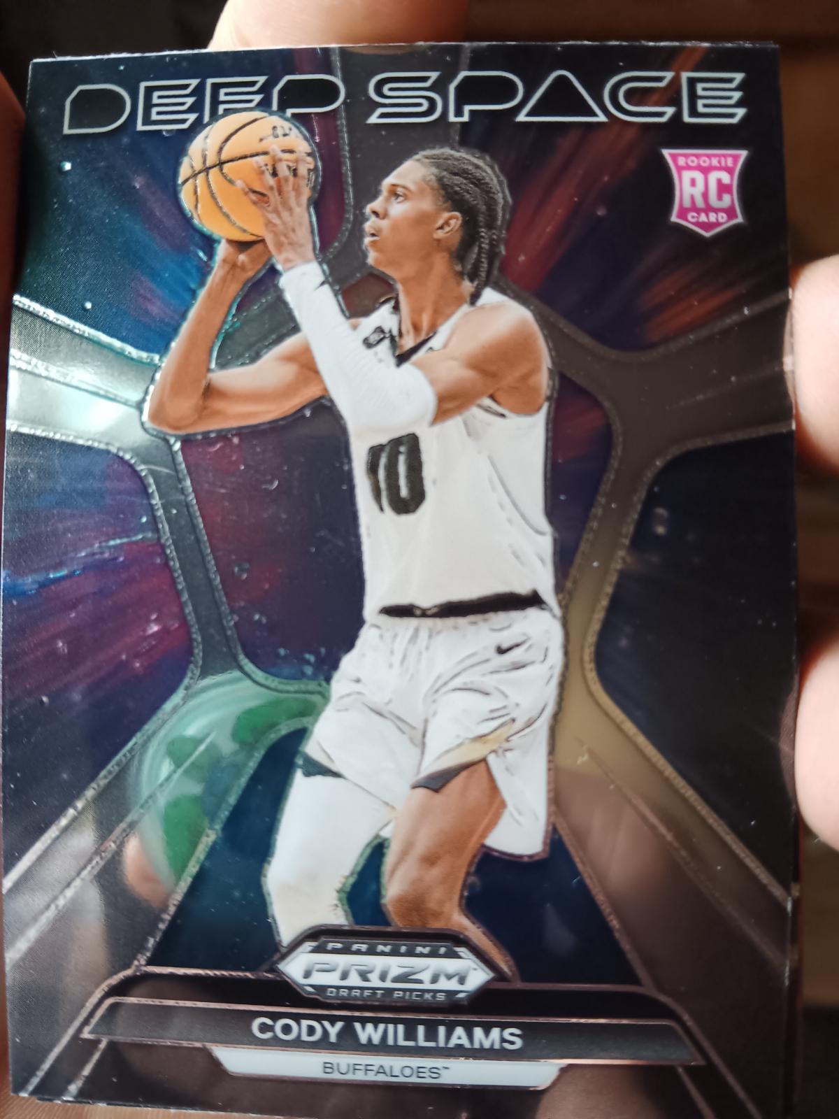 Cody Williams #20 Basketball Cards 2024 Prizm Draft Picks Deep Space