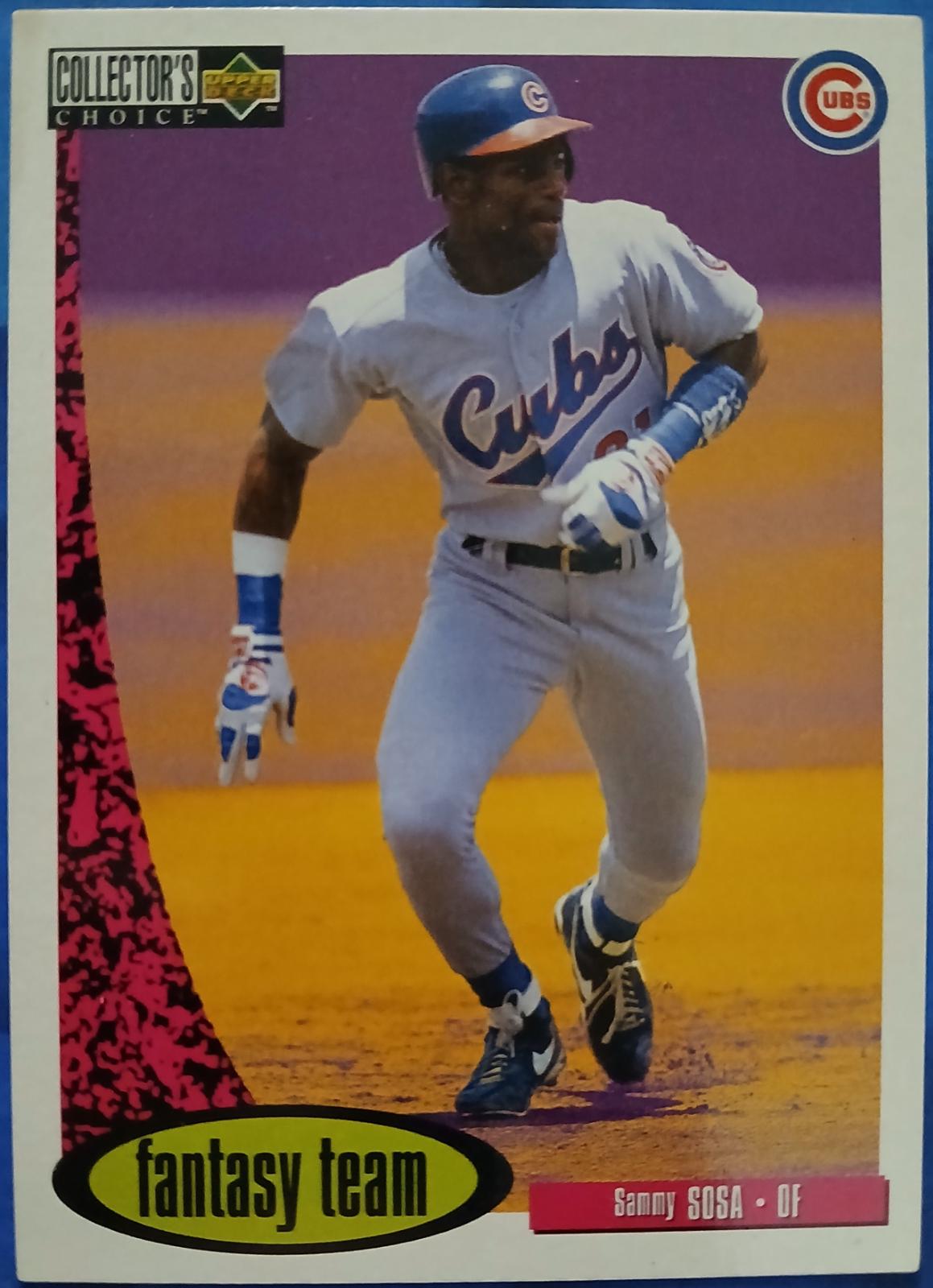 Sammy Sosa #277 Baseball Cards 1996 Collector's Choice