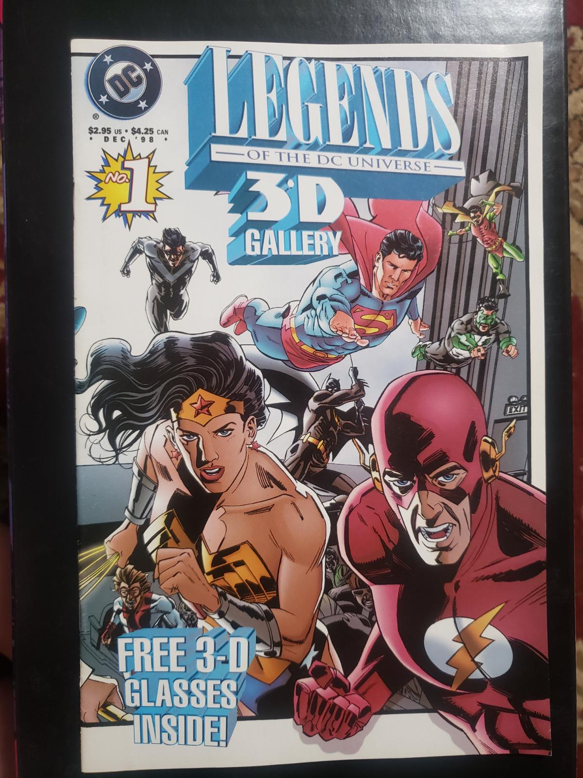 Legends Of The DC Universe: 3-D Gallery #1 (1998) Comic Books Legends of the DC Universe