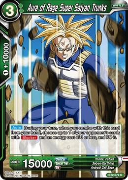 Aura of Rage Super Saiyan Trunks BT2-079 Dragon Ball Super Union Force