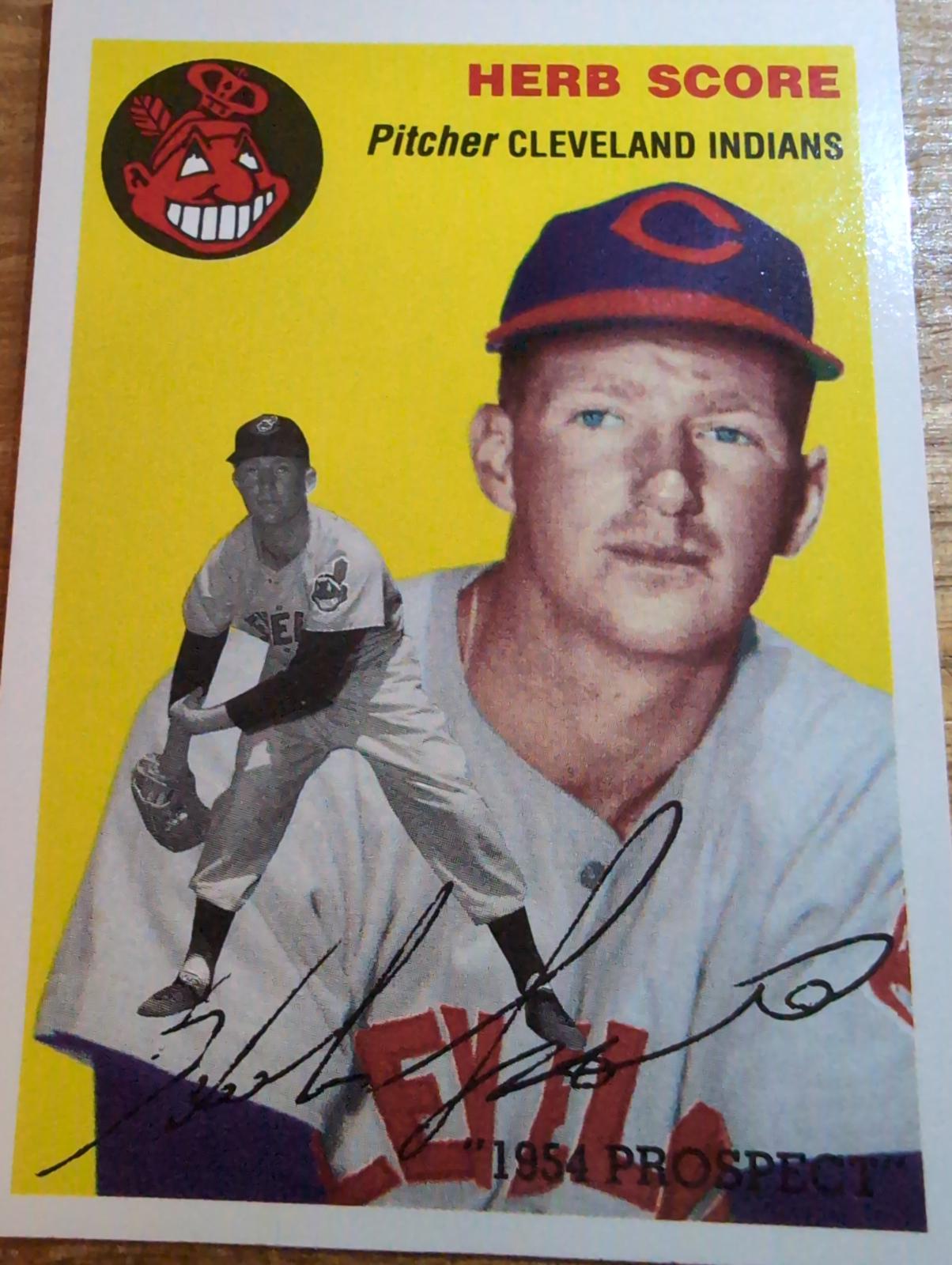 Herb Score #256 Baseball Cards 1994 Topps Archives 1954 Reprint