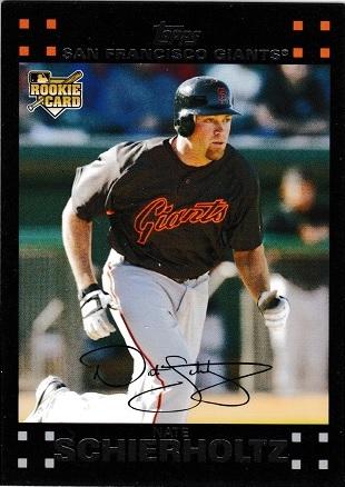 Nate Schierholtz #UH185 Baseball Cards 2007 Topps Update & Highlights