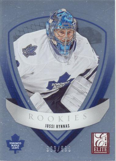 Jussi Rynnas #25 2012-13 Panini Rookie Anthology Hockey Elite Rookies