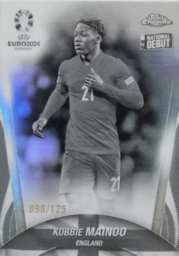 2024 Kobbie Mainoo [Black White Refractor] #123