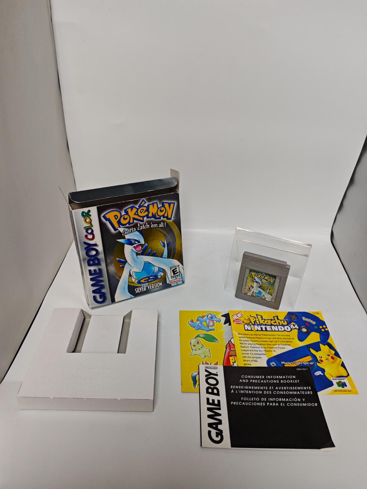 Pokemon Silver Gameboy Color Box Pokemon Silver | Item and Box only | GameBoy Color