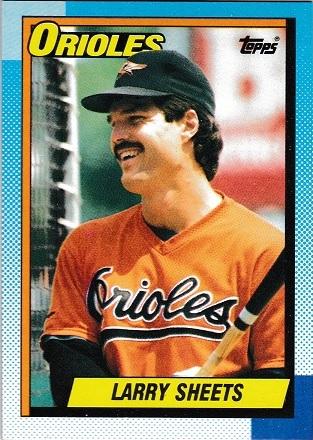 Larry Sheets #708 Baseball Cards 1990 Topps