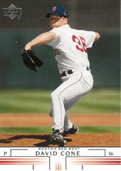 David Cone #176 Baseball Cards 2002 Upper Deck Prices