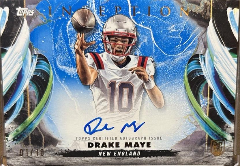 Drake Maye [Blue] #RAV-DM