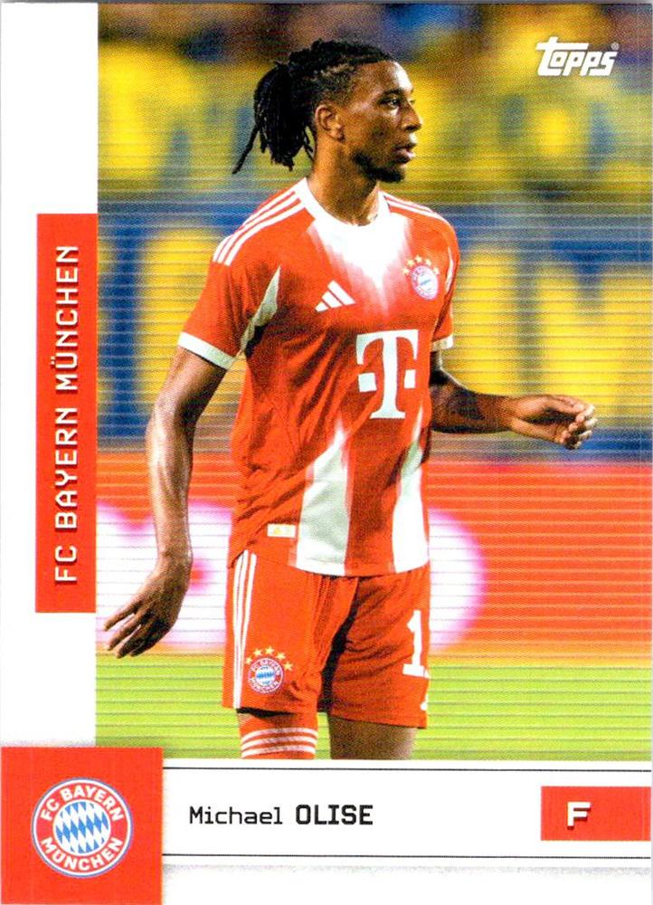 Michael Olise #FT-18 2025 Topps Fc Bayern Munchen Team Set Soccer