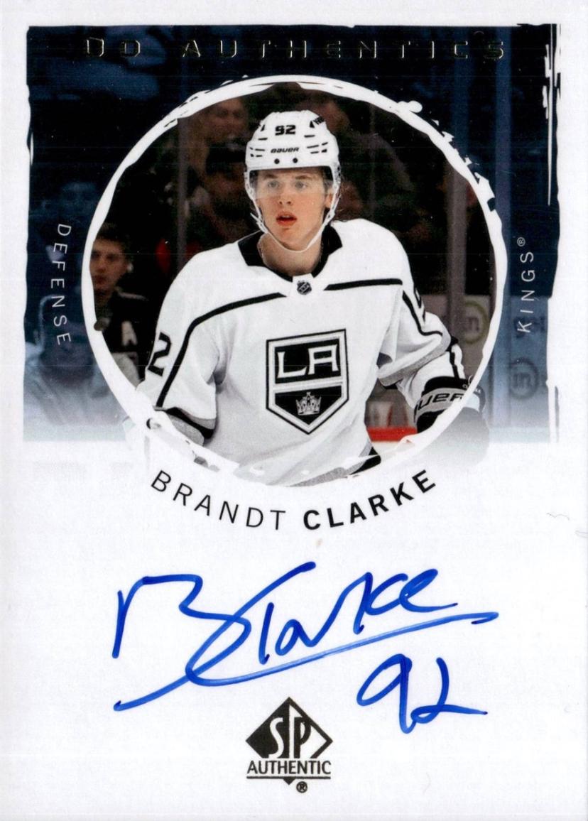 Brandt Clarke #UDA-BC 2024 Sp Authentic UD Authentics Auto Hockey