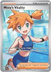 Misty's Vitality #111 Pokemon Pitch Black Prices