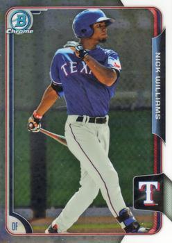 Nick Williams #BCP107 Baseball Cards 2015 Bowman Chrome Prospects