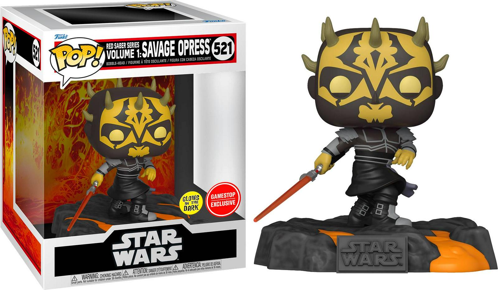 Red Saber Series Volume 1: Savage Opress #521 Funko POP Star Wars