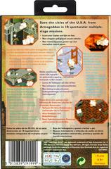 Cover (Back) | Urban Strike PAL Sega Mega Drive