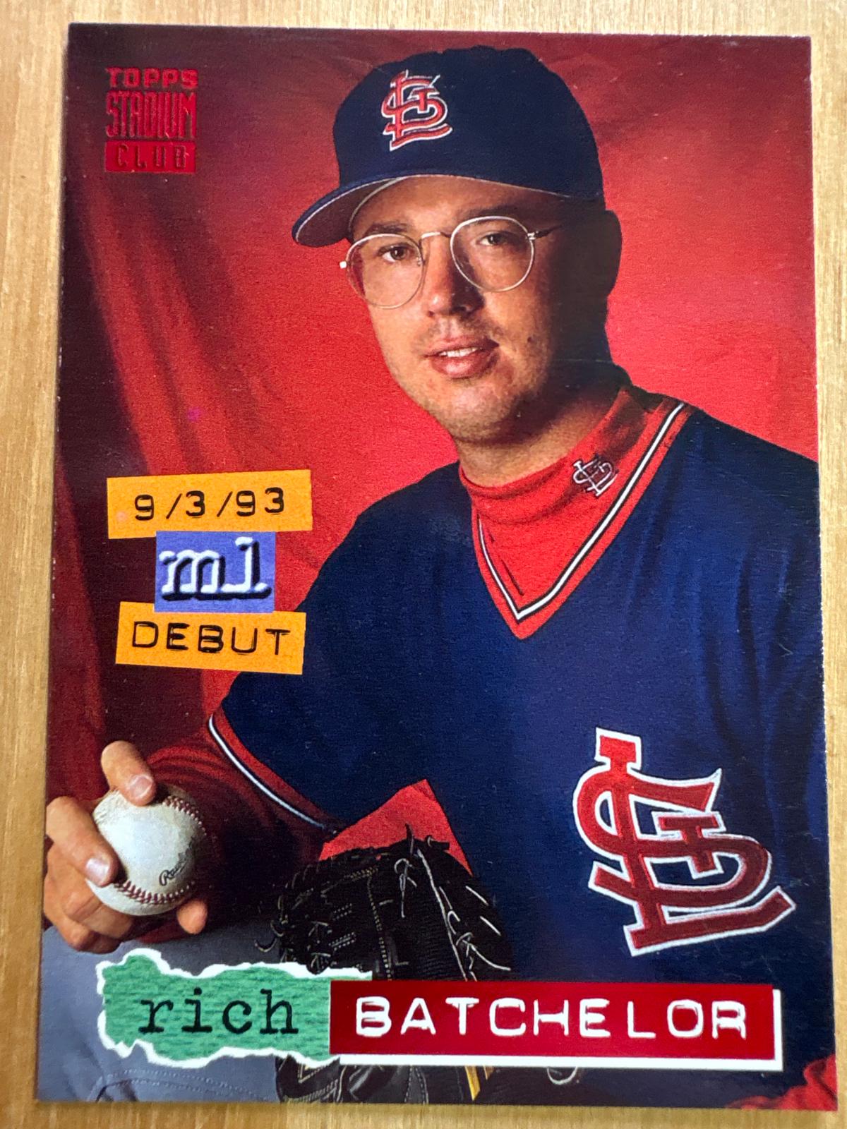 Rich Batchelor #344 1994 Stadium Club Baseball