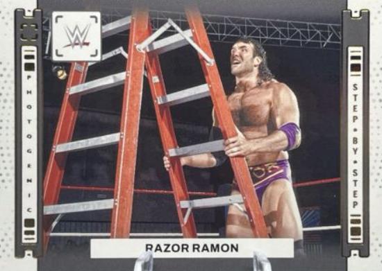 Razor Ramon #9 Wrestling Cards 2024 Panini PhotoGenic WWE Step by Step