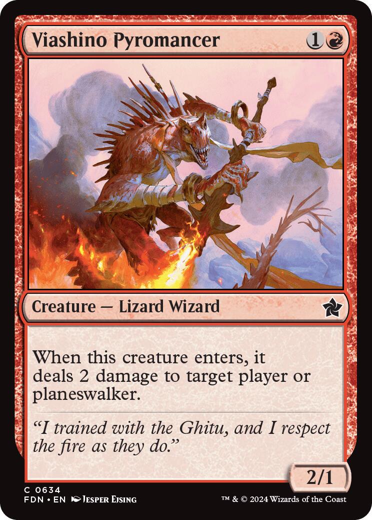 Viashino Pyromancer (Magic Foundations)