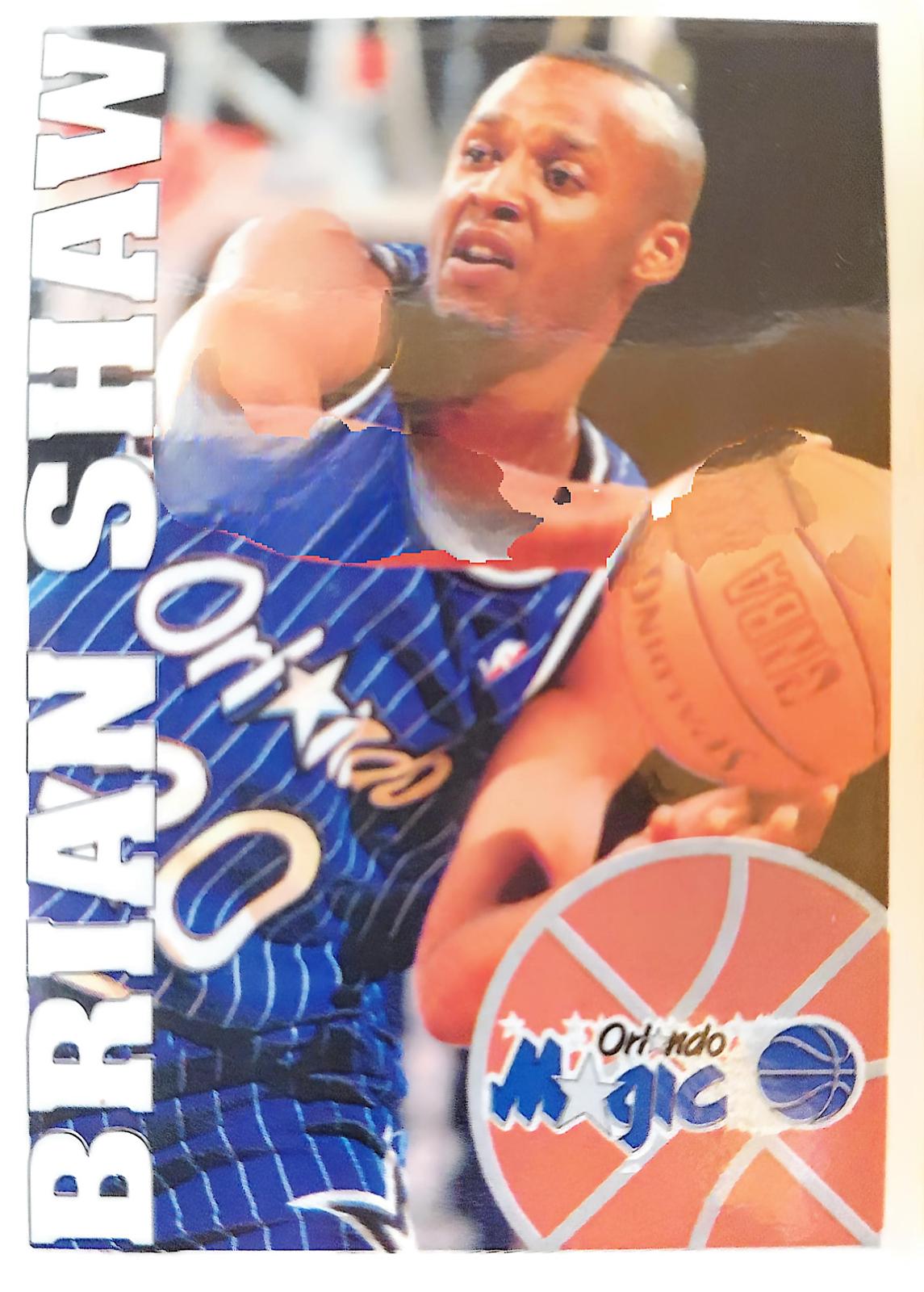 Brian Shaw #44 1995 Panini Stickers Basketball