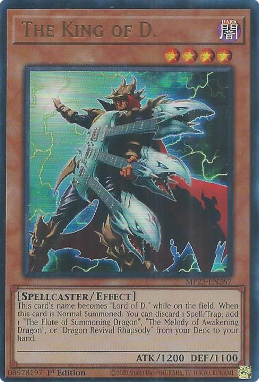The King of D. MP25-EN267 Prices | YuGiOh 2025 Mega Pack Tin | YuGiOh Cards