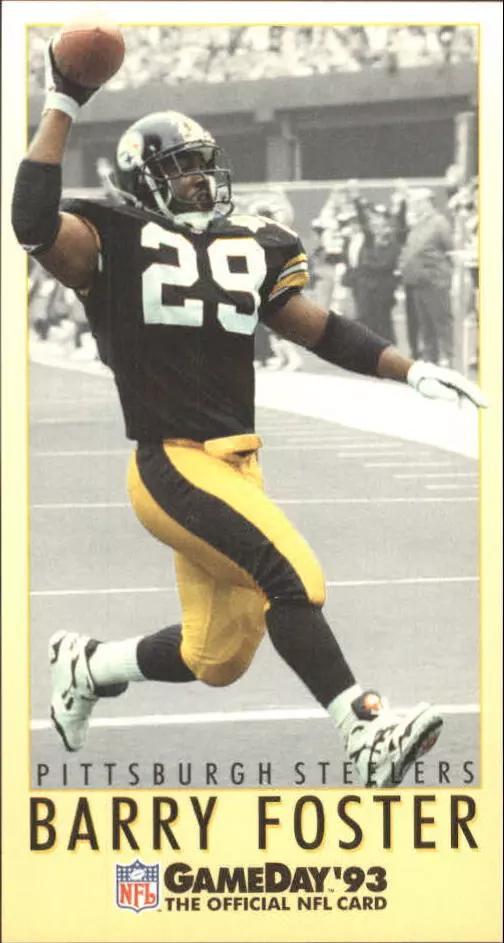 Barry Foster #5 Football Cards 1993 Fleer Gameday