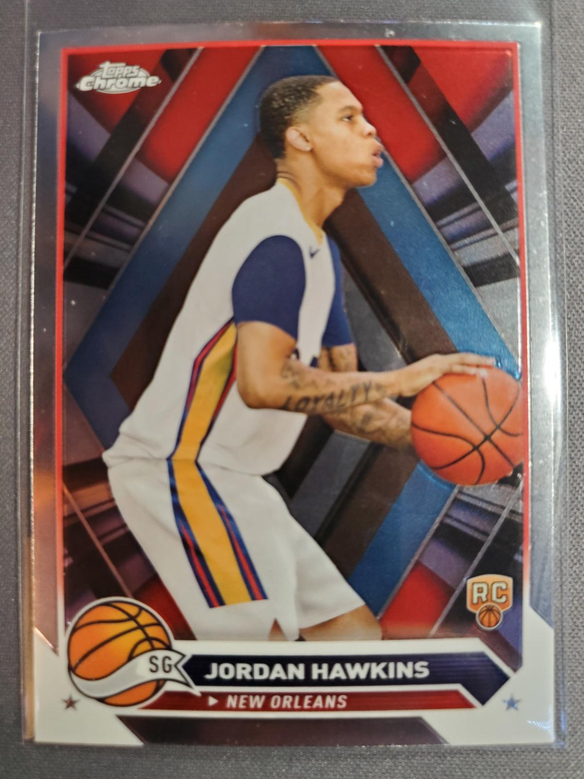 Jordan Hawkins #63 Basketball Cards 2023 Topps Chrome
