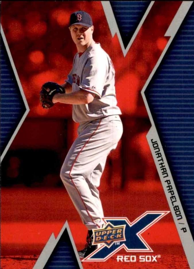 Jonathan Papelbon #10 Baseball Cards 2009 Upper Deck X