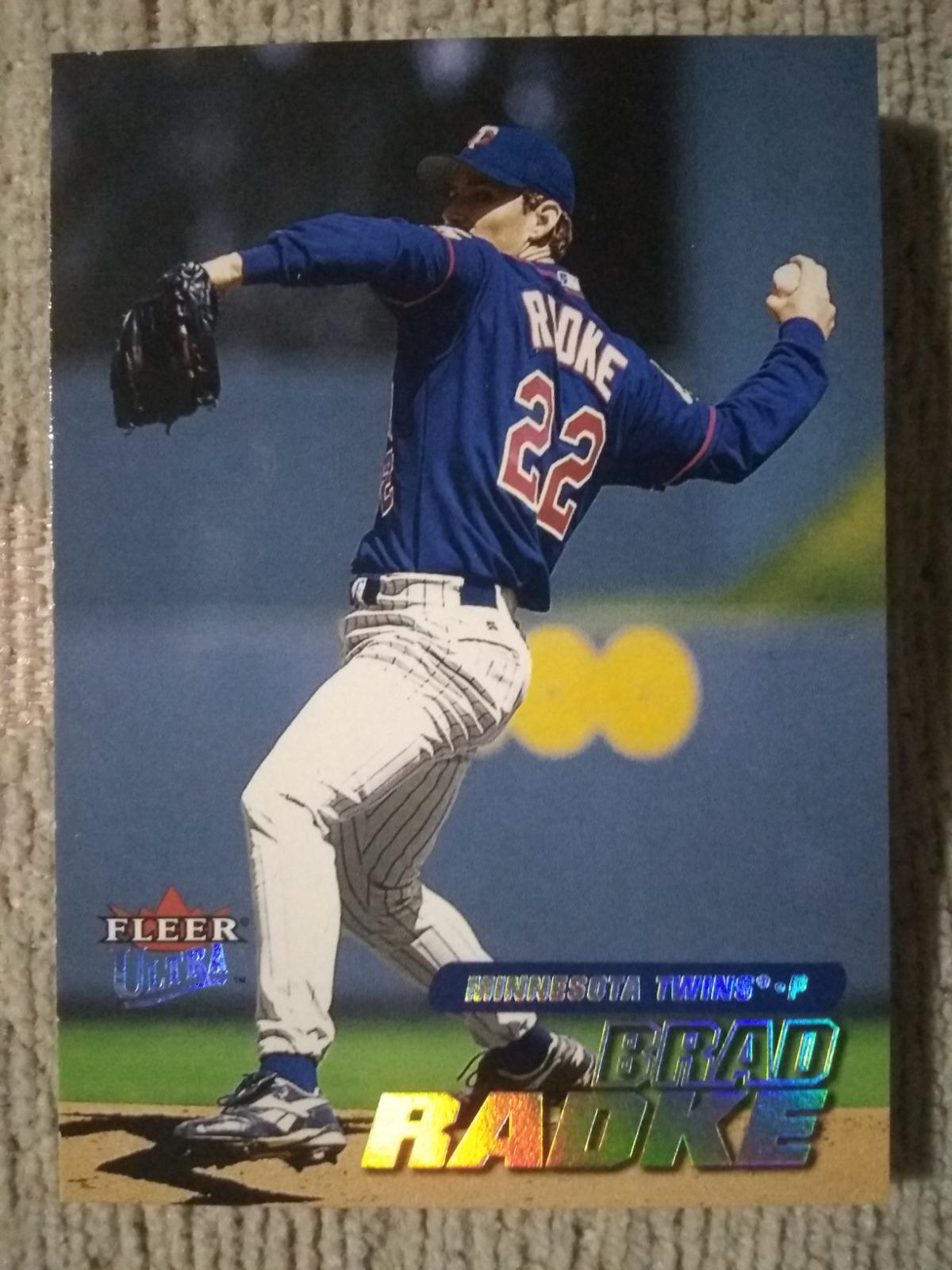 Brad Radke #199 Baseball Cards 2001 Ultra