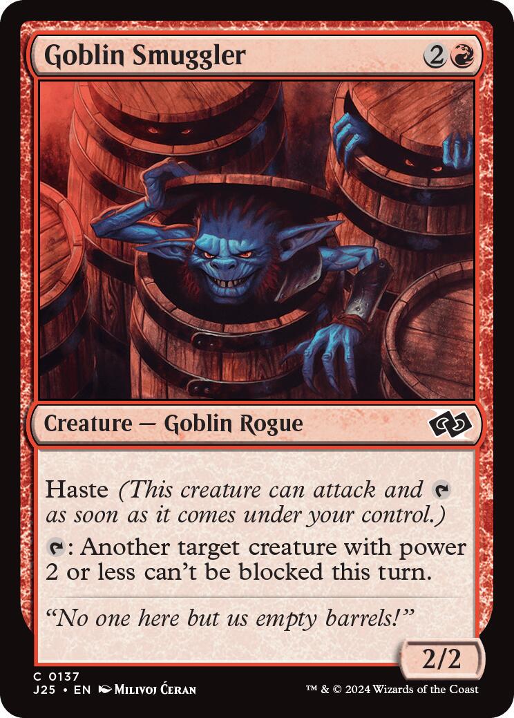 Goblin Smuggler #137 Magic Foundations Jumpstart