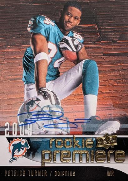 Patrick Turner #24 Football Cards 2009 Upper Deck Rookie Premiere