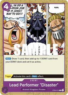 Lead Performer Disaster ST04-014