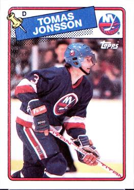 Tomas Jonsson #108 1988-89 Topps Hockey