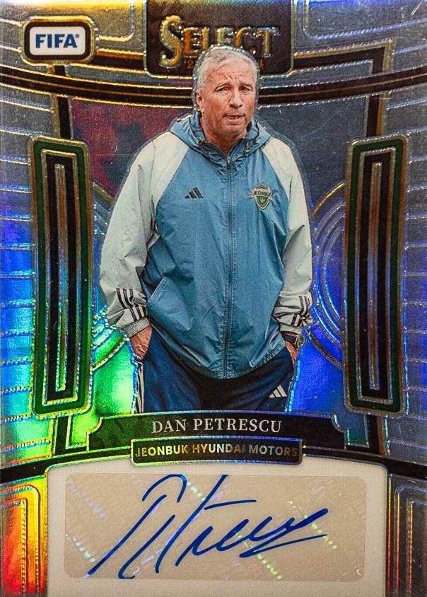 Dan Petrescu #5 Soccer Cards 2023 Panini Select FIFA Signature