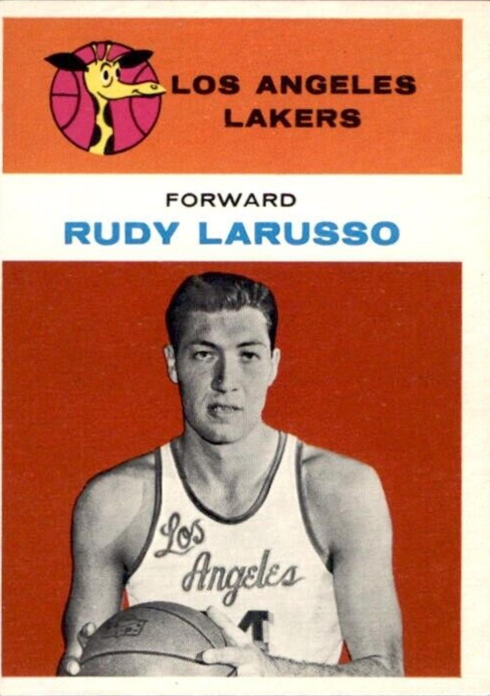 Rudy Larusso #26 Basketball Cards 1961 Fleer