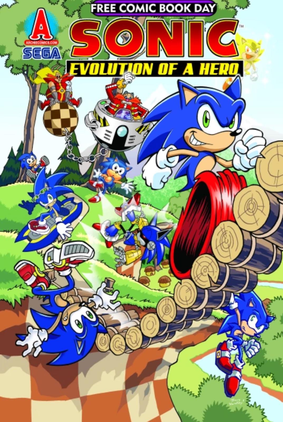 Sonic: Evolution Of A Hero (2009) Comic Books Free Comic Book Day