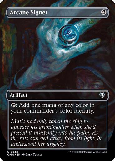 Arcane Signet #653 Magic Commander Masters
