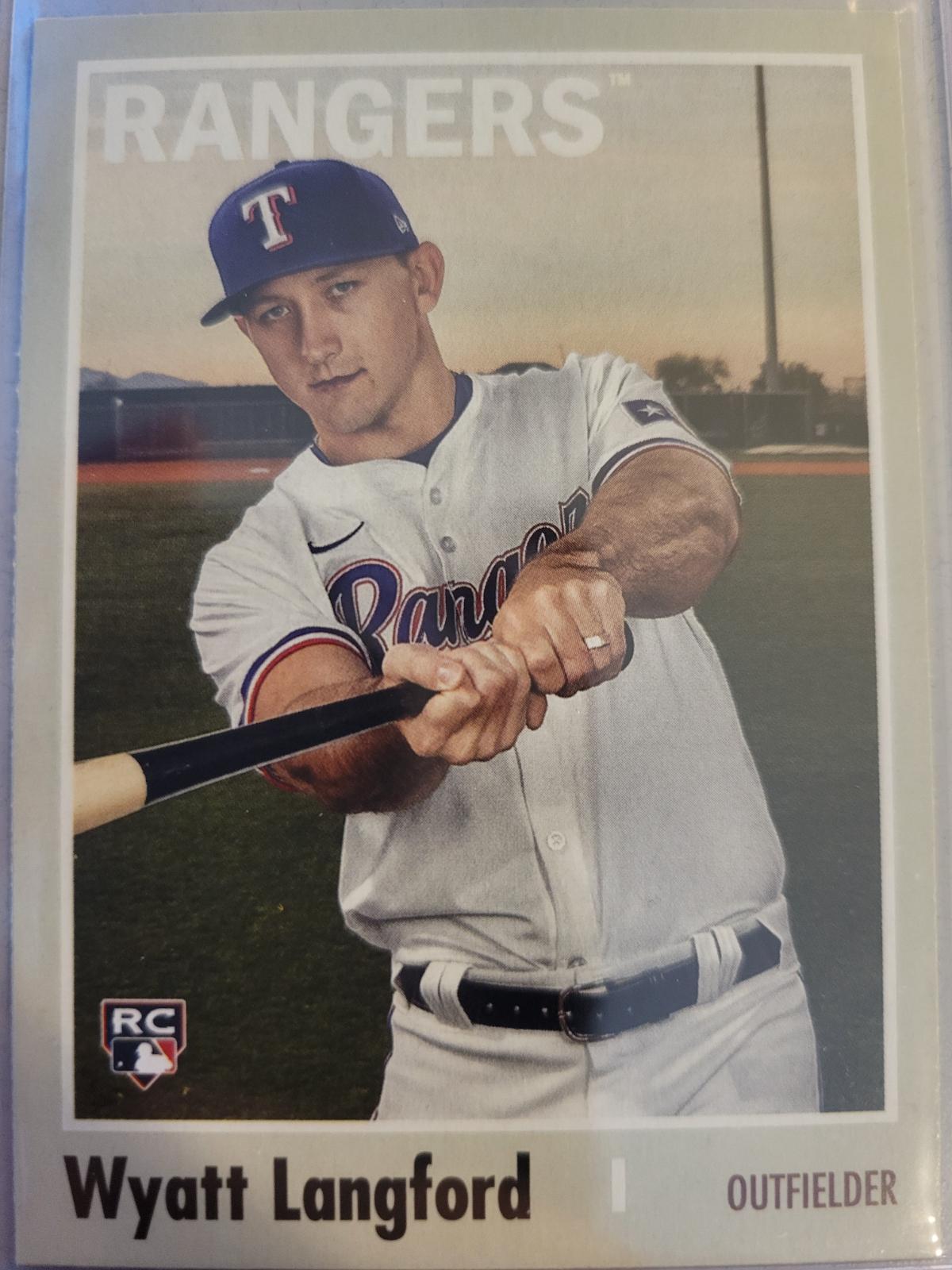 Wyatt Langford #199 Baseball Cards 2024 Topps Archives