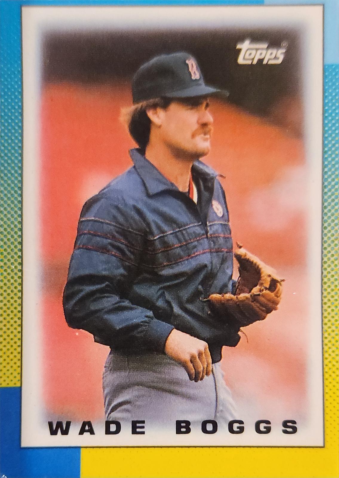 Wae Boggs #3 Baseball Cards 1990 Topps Mini League Leaders