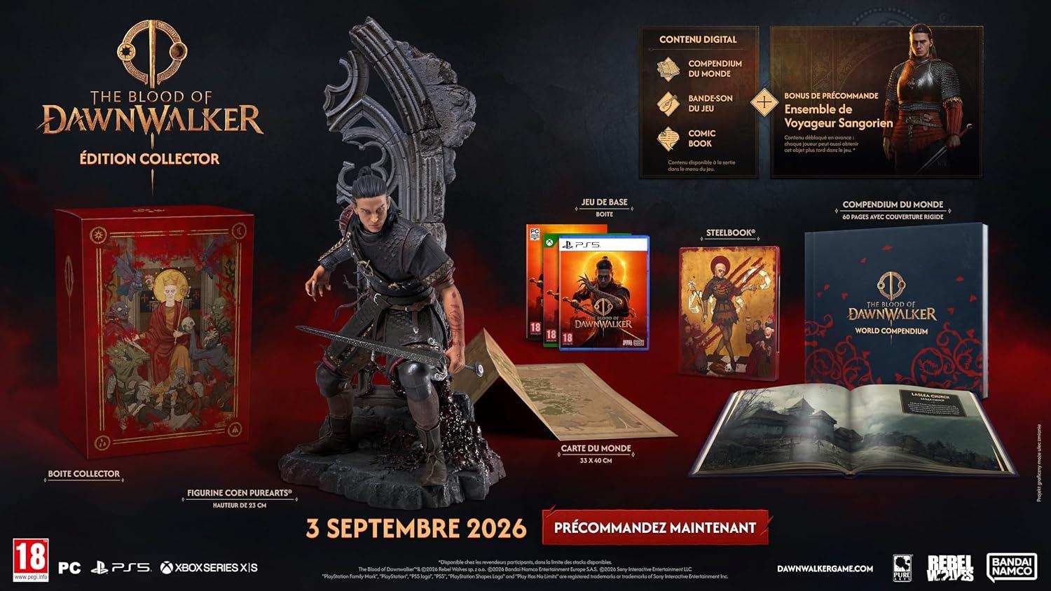 Carátula de The Blood of Dawnwalker Collector´s Edition para Xbox Series X (edición PAL España)