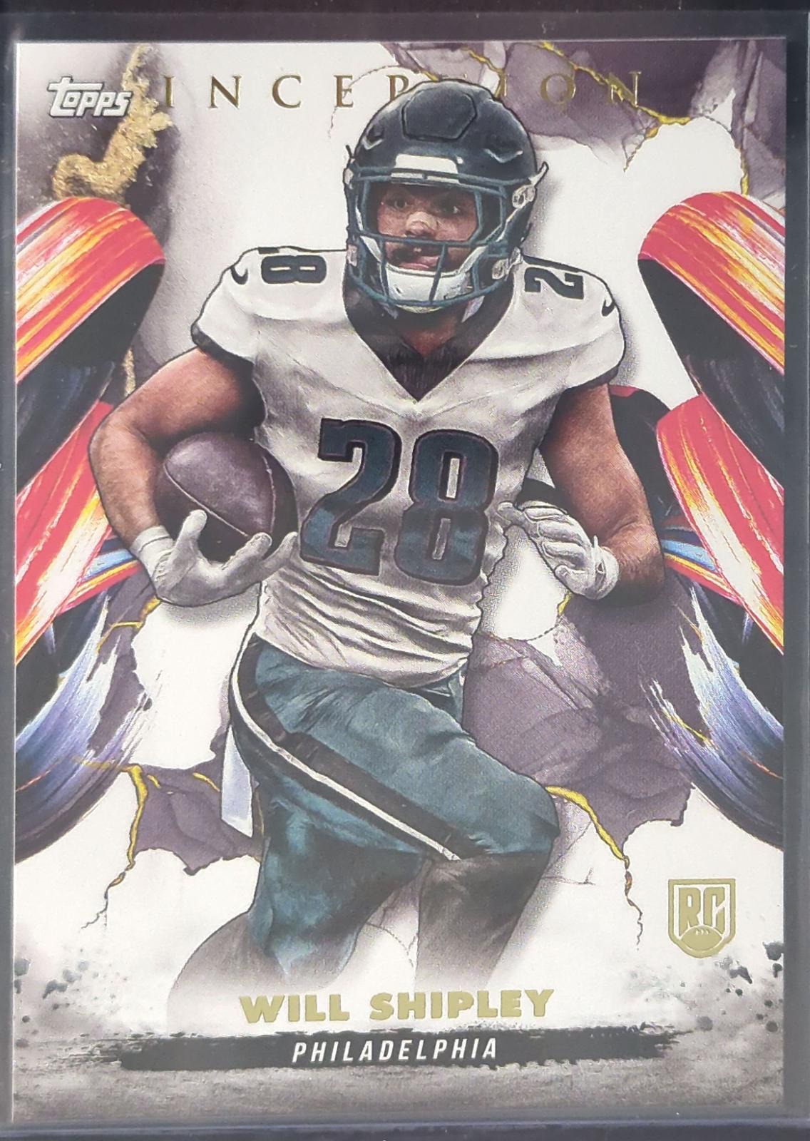 Will Shipley #195 Football Cards 2024 Topps Inception