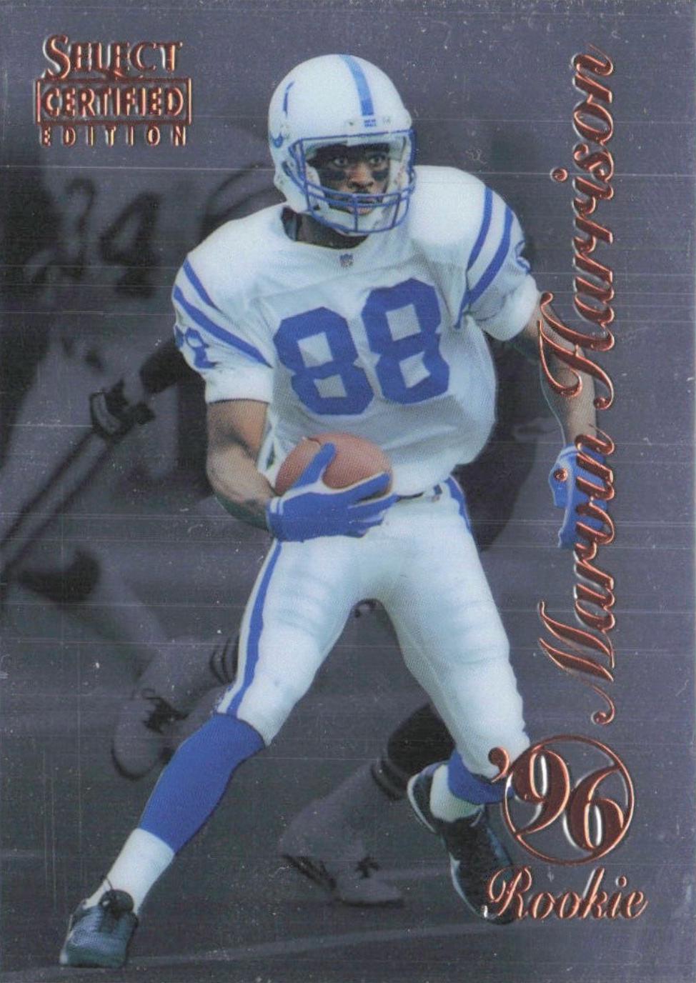 Marvin Harrison #91 1996 Select Certified Football