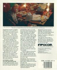 Back Cover | Ballyhoo Apple II